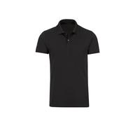 Poloshirt TRIGEMA "TRIGEMA Slim Fit Poloshirt aus DELUXE-Piqué", Herren, Gr. XL, schwarz, 100% Baumwolle, Basic, Shirts (35192863-XL) schwarz