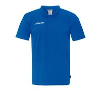 Poloshirt UHLSPORT "POLO SHIRT Essential", Herren, Gr. L, blau (azurblau, weiß), Obermaterial: 100% Baumwolle CO(Bio)., Shirts (71244459-L) azurblau, weiß