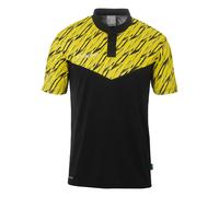 Uhlsport Progressive 28 Short Sleeve Polo Gelb,Schwarz XL Mann