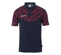 Uhlsport Progressive 28 Short Sleeve Polo Blau 12-13 Years Kinder