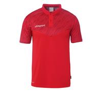 Poloshirt UHLSPORT "POLO SHIRT Progressive 28 Kids", Mädchen, Gr. 152, rot, Obermaterial: 100% Polyester Pol. recyc.., Shirts (53459215-152) rot