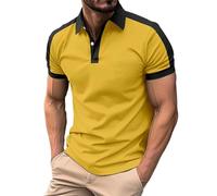 Poloshirts für Herren Kurzarm Golf Tennis Tshirt Polo Shirts Atmungsaktives Polohemd Slim Fit Muskel-Poloshirt Outdoor Sport Kurzarmhemd Knopfleiste Freizeithemd 1 Euro Artikel