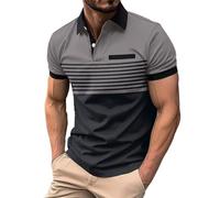 Poloshirts für Herren Kurzarm Golf Tennis Tshirt Polo Shirts Atmungsaktives Polohemd Slim Fit Muskel-Poloshirt Outdoor Sport Kurzarmhemd Knopfleiste Freizeithemd Meine bestellungen anzeigen