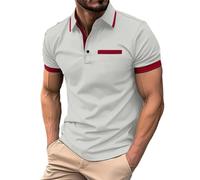 Poloshirts für Herren Kurzarm Golf Tennis Tshirt Polo Shirts Atmungsaktives Polohemd Slim Fit Muskel-Poloshirt Outdoor Sport Kurzarmhemd Knopfleiste Freizeithemd Meine bestellungen