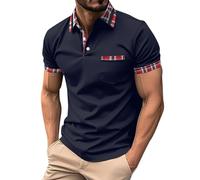 Poloshirts Für Herren Kurzarm Mit Knopfleiste, Sommer Polo Men's T-Shirts Mit Aufdruck Slim Fit Lässige Leicht Freizeithemd Tops Bunt Große Größen Oberteile T-Shirts Für Herren Atmungsaktive
