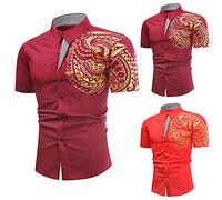 Poloshirts Herren Kurzarm Hemd Männer Bedrucktes T-Shirts Outdoor Sport Golf Herren Polohemd Leicht Lässig Knopfleiste Casual Poloshirt Sommer Freizeithemd