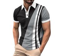 Poloshirts Herren Sommer T-Shirt Polo Kragen aus Feinstrick Basic Männer Shirt Kurzarm Jungen Kurzarmshirts Poloshirt Herren 3XL Poloshirt Herren Kurzarm 4XL Atlas for Men Polo Hemd Herren 3XL