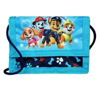 Polyester, Geld- und Brustbeutel, Paw Patrol, mit Klettverschluss, Kordelband, Geldscheinfach und Münzfach, ca. 9 x 13 x 1 cm