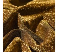 Polyester Glitzerstoff 150cm Breit Wasserdicht Robust(gold) | 150cm breite Rolle, dicht gewebt, schmutzresistent, langlebig, für Innen- und Außeneinsatz