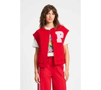 POM Amsterdam Gilet - Baseball Chili Red Größe: 42 | Gilets Outlet | Damen | Rot