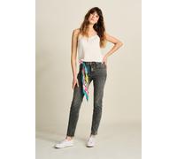 POM Amsterdam Jeans - Elize Slim Grey Storm Größe: 34 | Slim Jeans Outlet | Damen | Grau