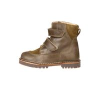 POM POM Leder-Winterboots in Khaki - Größe 33 | Kinderstiefel