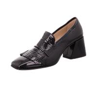 Pomme d'or Pumps,Fransen,Lack,Schwarz für Damen, schwarz, Größe 39 EU