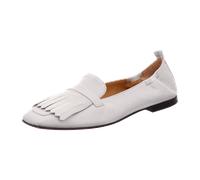 Pomme d'or Slipper Karee,Fransen,grün für Damen, weiß, Größe 38 EU