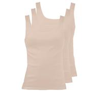 Pompadour Cotton Light Achselhemd 3er Pack | 42 | Skin (PO-0070)