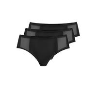 Pompadour New-Vision Midislip 3er Pack | 50 | Schwarz (PO-0050)