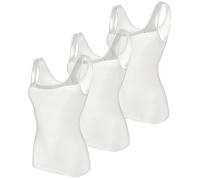 Pompadour New-Vision Achseltop 3er Pack | 50 | Weiss (PO-0060)