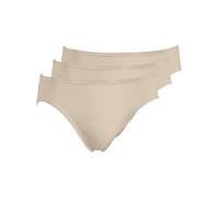 Pompadour Intime Bikinislip 3er Pack | 42 | Biskuit (PO-0010)