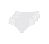 Pompadour Damen MIDI Slip 3er Pack, 8680-024, 40, Weiss