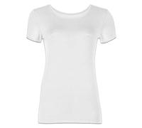 Pompadour Damen Shirt 1/4 Arm, Micromodal Markenunterwäsche (3er Pack) (44, weiß)