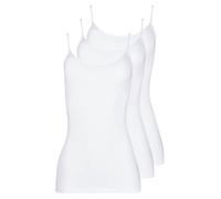 Pompadour Intime Spaghetti-Top 3er Pack | 36 | Weiss (PO-0060)