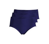 Pompadour Damen Taillenslip 3er Pack, 7738-015, 40, Blau