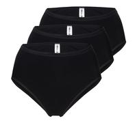 Pompadour Damen Taillenslip Passion 3er Pack Größe 42, Farbe schwarz