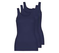 Pompadour Intime Shirt ohne Arm 3er Pack | 42 | Deepnavy (PO-0180)
