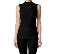 Pompadour Intime Shirt ohne Arm 3er Pack | 46 | Schwarz (PO-0050)