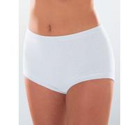 Pompadour Modeste Taillenslip 3er Pack | 44 | Weiss (PO-0060)