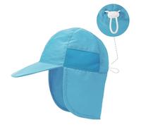 PONCEAU Baby Sonnenhut mit Nackenschutz, UV-Schutz 50+ Kinder Sommermütze, Schnelltrocknender Strandhut Atmungsaktiv, Verstellbarer Mütze für Mädchen & Jungen