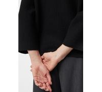 comma Relaxed Fit Strickpullover mit Rollkragen in Black, Größe M