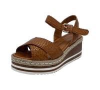 Pons Quintana Keilsandaletten für Damen, braun, Größe 39 EU