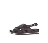 Pons quintana Sandalette 9783.T00, gelocht/geflochten, Schwarz, Damen EU 40