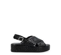 Pons quintana Sandalette 9806.000, gelocht/geflochten, Schwarz, Damen EU 40