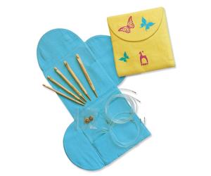 Pony Absolute Maple Set Yellow Tunesisches Häkelnadel Set 32807