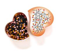 Pony Black pins pfirsich Stahl 0,60x30mm rosa-orange - 1Stk