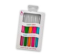 Pony Häkelnadeln Easy Grip Easy Crochet – 5er-Set 2,0–4,0 mm