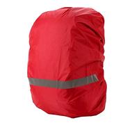 Poo4kark 10-70L Wasserdichter Regenschutz Bergsteigen Rucksack Waterproof Rain Cover Outdoor Reflektierend Wanderrucksack XS-XL Regenschutz für Radfahren/Wandern/Camping/Reisen (Red, XS)