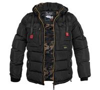 Poolman 2 in 1 Winterjacke Camo Style (Sale) schwarz, Größe S, Herren