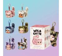 Pop Mart Leoparden Katze Serie PVC Plüsch Schlüsselanhänger Y2K Stil (1 einzelne Box)