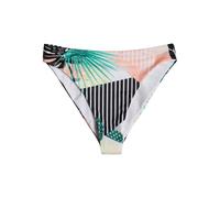 Pop Surf Reg Hohe Bikinihose mit tiefem Roxy-Bein (True Black Crazy Vic) XS