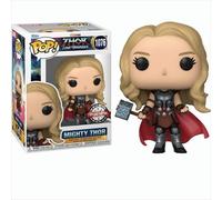 Funko Pop! Figur Thor (Mighty Thor ohne Helm) Marvel Special Edition (Metallic) Schwarz