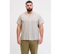 Popelin Hemd Plus Size EU5XL US3XL Braun