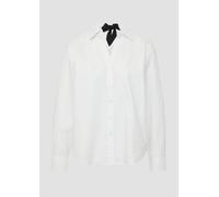 s.Oliver Popeline-Bluse im Relaxed Fit mit Schleife