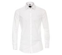 Popeline Hemd uni 001420 - Farbe - weiss - Größe - 44