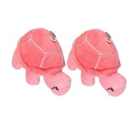 POPETPOP 2 Stück Niedlicher Plüsch Schildkröten Anhänger Schlüsselanhänger Cartoon Kuscheltier Taschen Deko Leicht Kompakt Vielseitig für Geburtstag Valentinstag Muttertag