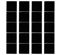 POPETPOP 20 Stück Schwammeinsätze für Schmuckkästchen Polsterung aus Strapazierfähigem Schwammmaterial 7,5 X 7,5 X 1,5cm Schutz und Organizer für Ringe und Ohrringe