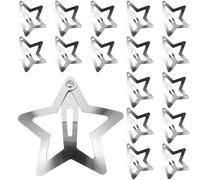 POPETPOP 40 Stück Kleine Metall Haarspangen Sternenform Dekorative Haarklammern für Mädchen 8 12 Praktische Haaraccessoires für Schule und Party