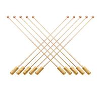 POPETPOP Broschennadeln 10 Stück 90mm Edelstahlnadeln mit Stopper Vielseitig für Heimwerker Hochzeitsdekoration und Modische Accessoires